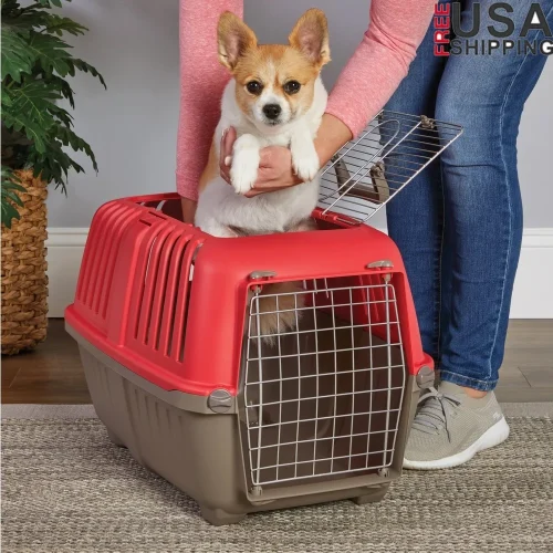 Durable 24 Inch Hard Sided Pet Carrier Small Dogs Cats